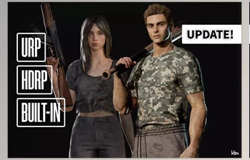 Download Unity Asset - Customizable Survivors <span class='badge badge-warning'>Pack</span> v2.0