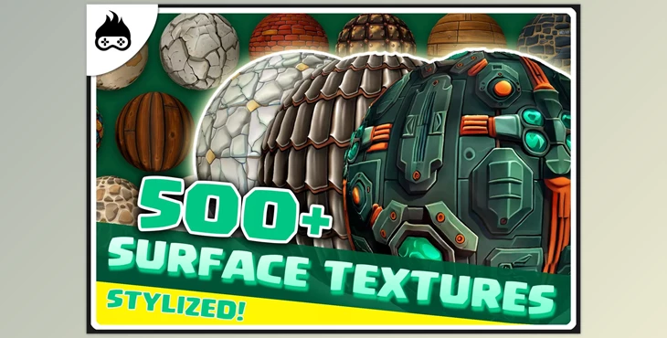 Download Unity Asset - 500+ Stylized Wall & Surface Textures, Brick, Wood, Marble & More v1.1.0