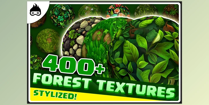 Download Unity Asset - 400+ Stylized Forest Textures – Grass, Mud, Dirt, Forest Ground & More v1.1.0
