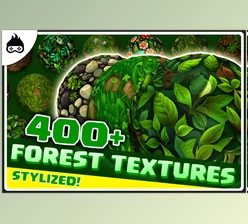 Download Unity Asset - 400+ Stylized Forest Textures – Grass, Mud, Dirt, Forest Ground & More v1.1.0
