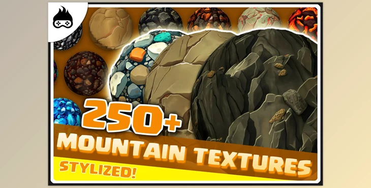 Download Unity Asset - 250+ Stylized Mountain & Cave Textures – Cliff, Rock, Crystal, Gravel & More v1.1.0