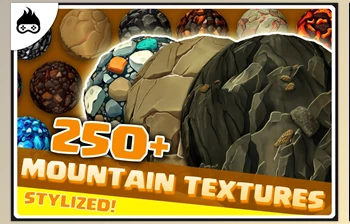 Download Unity Asset - 250+ Stylized Mountain & Cave Textures – Cliff, Rock, Crystal, Gravel & More <span class='badge badge-warning'>v1.1.0</span>
