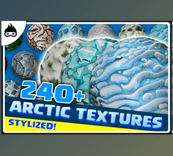 Download Unity Asset - 240+ Stylized Arctic Textures – Snow, Ice & More v1.1.0