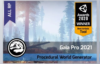 Download Unity asset - Gaia Pro 2021 – Terrain Scene <span class='badge badge-warning'>Generator</span> v3.4.1