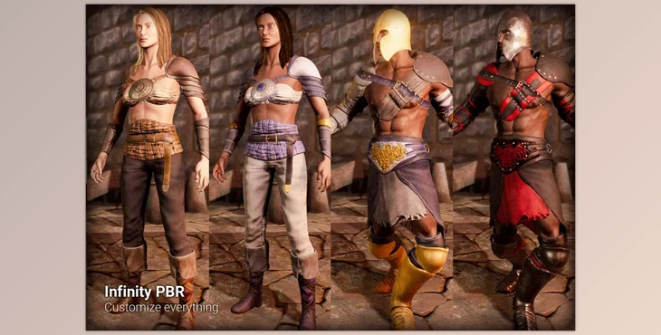 Download Unity asset - Human Character – Fantasy RPG v4.2