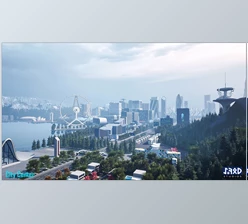 Download Unreal Engine - A Futuristic City - LAKE TOWN v5.3