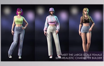 Download Unreal engine - Casual Wear Girls Pack 1 - Streetwear Modern Realistic Stylized Woman <span class='badge badge-warning'>Character</span> v5.3