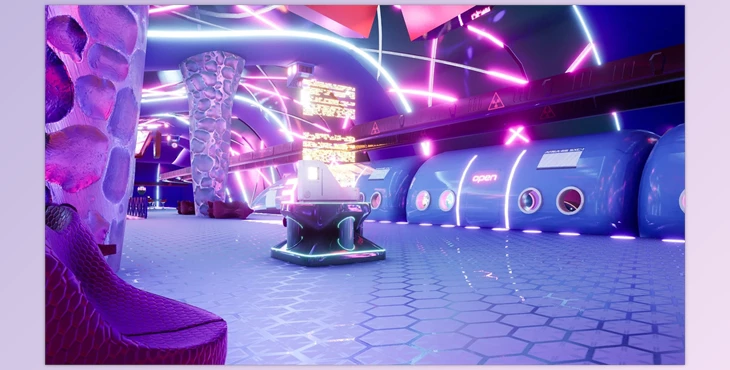 Download Unreal engine - Sunway Hyperloop Train Station Modular Futuristic SCI FI v5.0