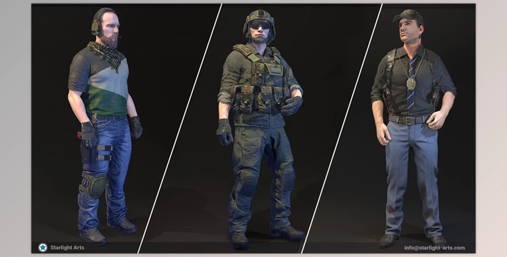 Download Unreal engine - Characters Modular Characters MegaPack (Engin version 4.16-4.27, 5.0-5.3)