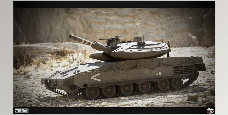 Download Unreal Engine -  Blueprints Merkava Mk. 4 - Advanced Tank Blueprint (Engine version 4.25-4.27, 5.0-5.2)