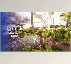 Download Unreal Engine - Blueprints Hyper Mineable Rocks v2 v5.1