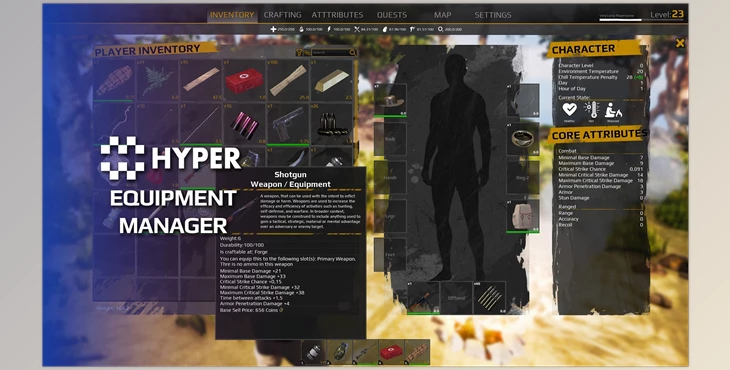 Download Unreal Engine - Blueprints Hyper Equipment Manager v2 v5.1