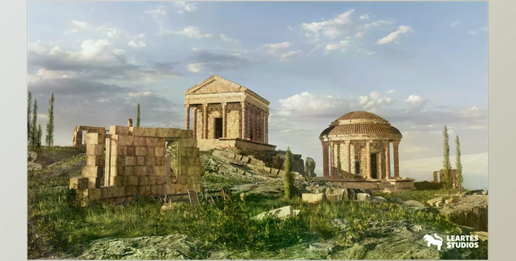 Download Unity Asset - Roman Temple Ruins