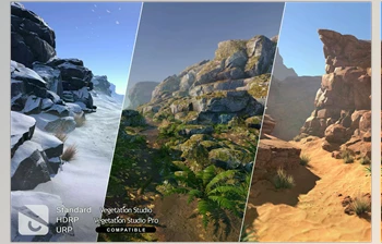Download Unity Asset - PBR Rocks - Nature <span class='badge badge-warning'>Pack</span> v2.7