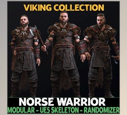 Download Unreal Engine - Characters Norse Warrior - Male Vikings - Fantasy Collection v5.01