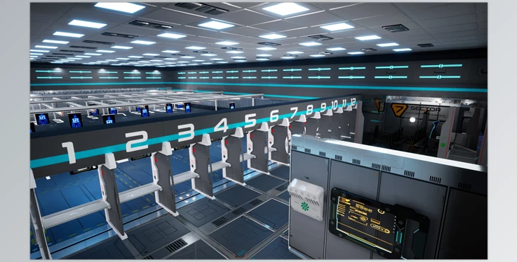 Download Unreal Engine - Environments WEAPON CENTER MODULAR FUTURISTIC SCI FI (Engine Version 4.24-4.27, 5.0-5.2)