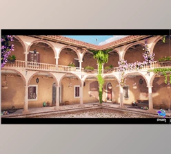Download Unreal Engine - Stylized Mediterranean Courtyard ( Stylized, Courtyard, Stylised ) v5.3