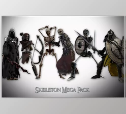 Download Unity Asset - Skeleton Mega Pack v1.1