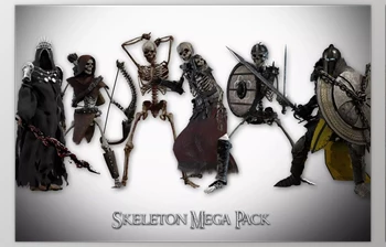Download Unity Asset - Skeleton <span class='badge badge-warning'>Mega</span> <span class='badge badge-warning'>Pack</span> v1.1
