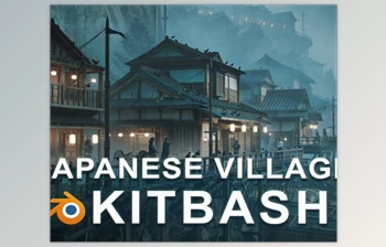 Download ArtStation – Japanese <span class='badge badge-warning'>Village</span> Kitbash