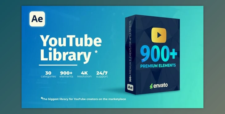Download Youtube Pack – Transitions (Videohive 54305059) - AE Project 