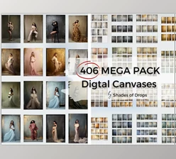 Download Shades of Drops – 406 Mega Pack Digital Canvases