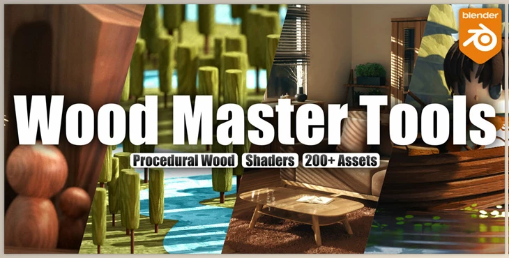 Download Wood Master Tools - Procedural Wood, Shaders 200+ Assets v1.0
