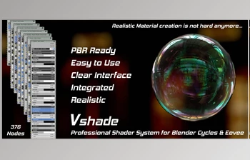 Download Vshade 1.8.2 - Professional Shader <span class='badge badge-warning'>System</span> For <span class='badge badge-warning'>Blender</span> Cycles And Eevee