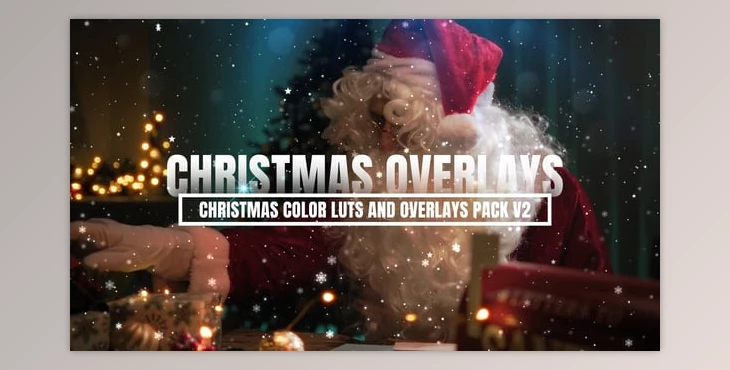 Download Christmas Color Luts And Overlays Pack V2 (Videohive 55698731) - AE Project