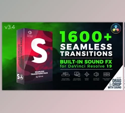 Download Seamless Transitions for DaVinci Resolve (Videohive 33184639)