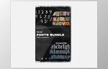 Blindusk - Download FONTS <span class='badge badge-warning'>BUNDLE</span>