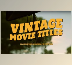 Pixflow - Download Animated Vintage Movie Titles