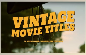 Pixflow - Download Animated Vintage Movie <span class='badge badge-warning'>Titles</span>
