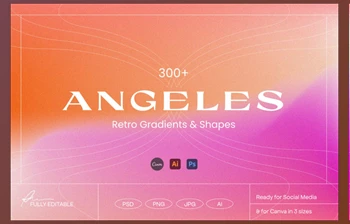 Sparrow and Snow - Download Angeles <span class='badge badge-warning'>Retro</span> Gradients & Shapes