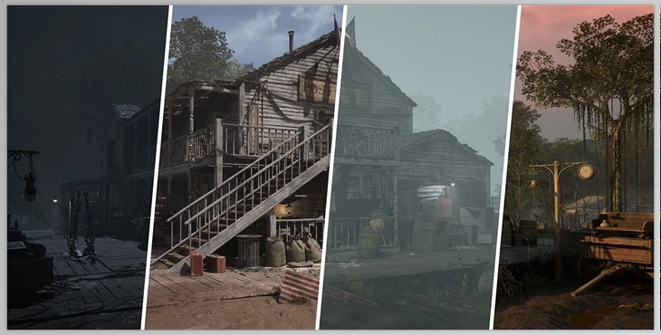 UE Model Download 1850s Post Office Environment Medieval, Abandoned, Village (For 5.0+)