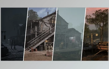 UE Model Download 1850s Post Office Environment <span class='badge badge-warning'>Medieval</span>, Abandoned, Village (For 5.0+)