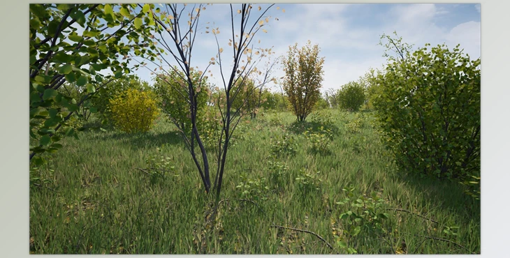UE Model Download Hazel Bushes (For 4.24 - 4.27 and 5.0 - 5.5)