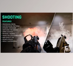 UE Model Download Realistic Assault Rifle FPS Template (For 5.4+)