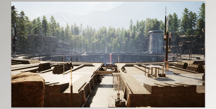 UE Model Download Mountain Base (For 5.1+)