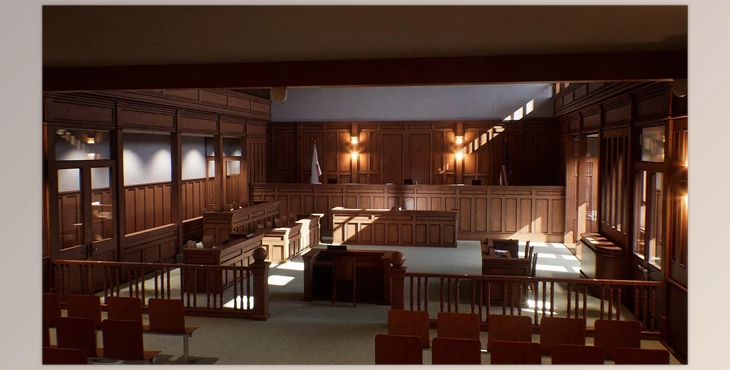 UE Model Download Courtroom - Environment (For 4.27+)