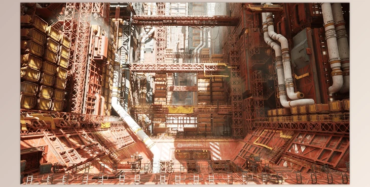 UE Model Download Sci Fi High City (For 5.0+)