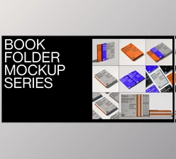 Gumroad - Download Showcase Mockups - Book Folder Mockup Bundle