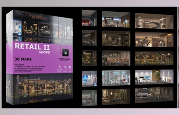 Gumroad - Download wParallax Retail <span class='badge badge-warning'>2</span> // One-Click-Interiors for Archviz