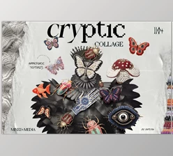 Download Cryptic. Mixed Media Collage (Creative Market 91955303)