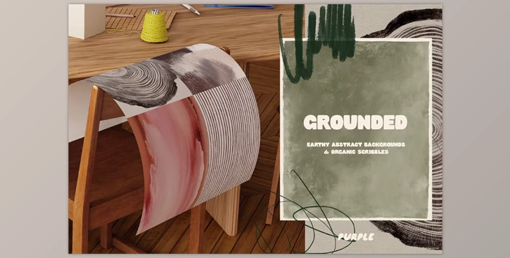 Download Grounded: Backgrounds & Scribbles (Creative Market 291655453)