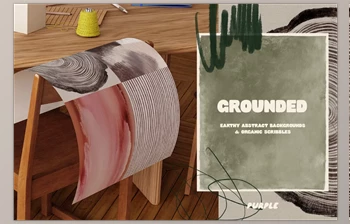 Download Grounded: Backgrounds & Scribbles (Creative <span class='badge badge-warning'>Market</span> 291655453)
