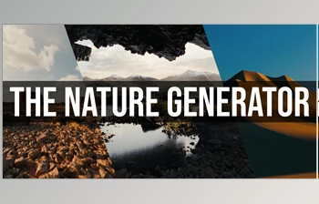 Blender - Download The <span class='badge badge-warning'>Nature</span> Generator v1.2 + The <span class='badge badge-warning'>Nature</span> Generator Texture Option Pack v1.1