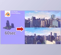 Blender - Download Quick Anime City Ver2.1