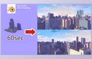 Blender - Download <span class='badge badge-warning'>Quick</span> Anime City Ver2.1
