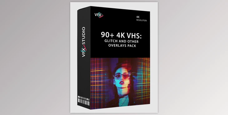 VfxStudio - Download 90+ 4k VHS: Glitch and Other Overlays Pack
